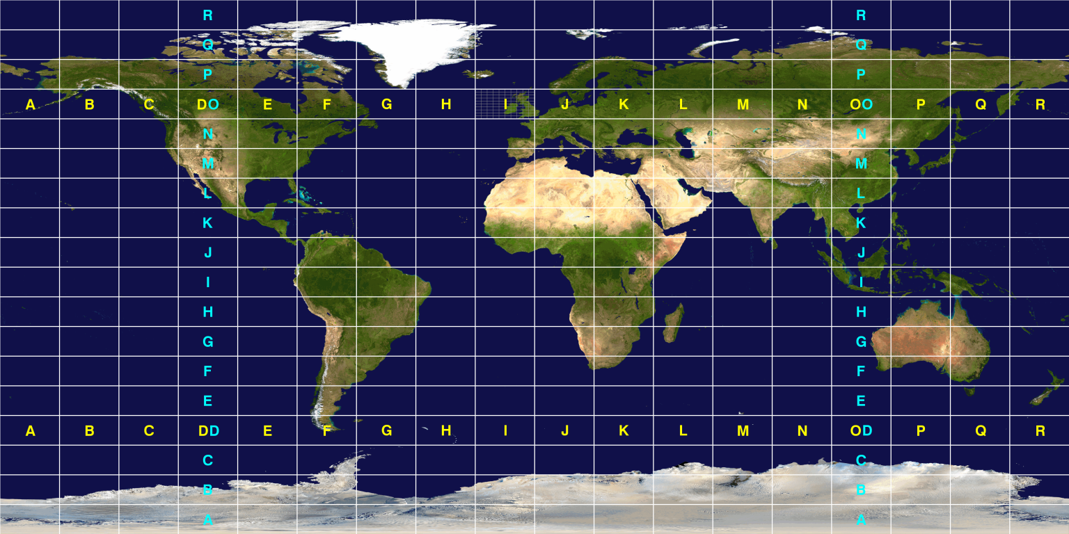 Qth locator карта